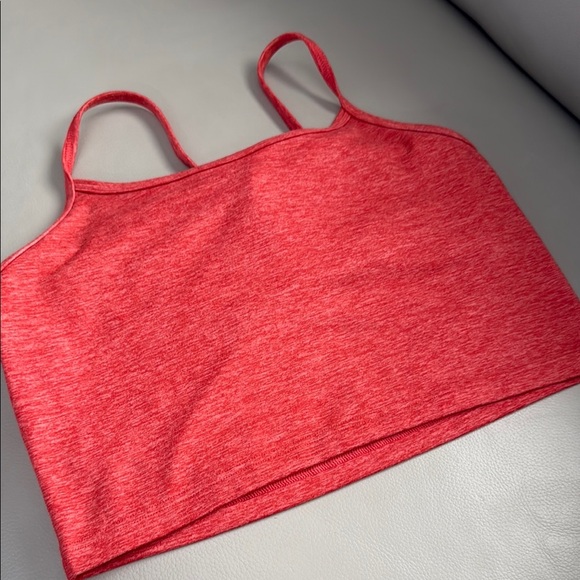 Aerie Orange Heathered Offline Bra Tank Top - Picture 1 of 4